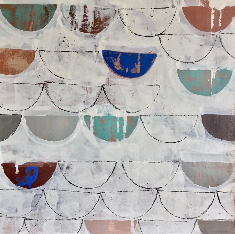 Marissa Voytenko What The Tide Brought In Encaustic Painting