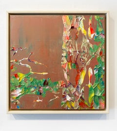 Abstraktes Acrylgemälde von Marit Geraldine Bostad „Secret Garden #3“