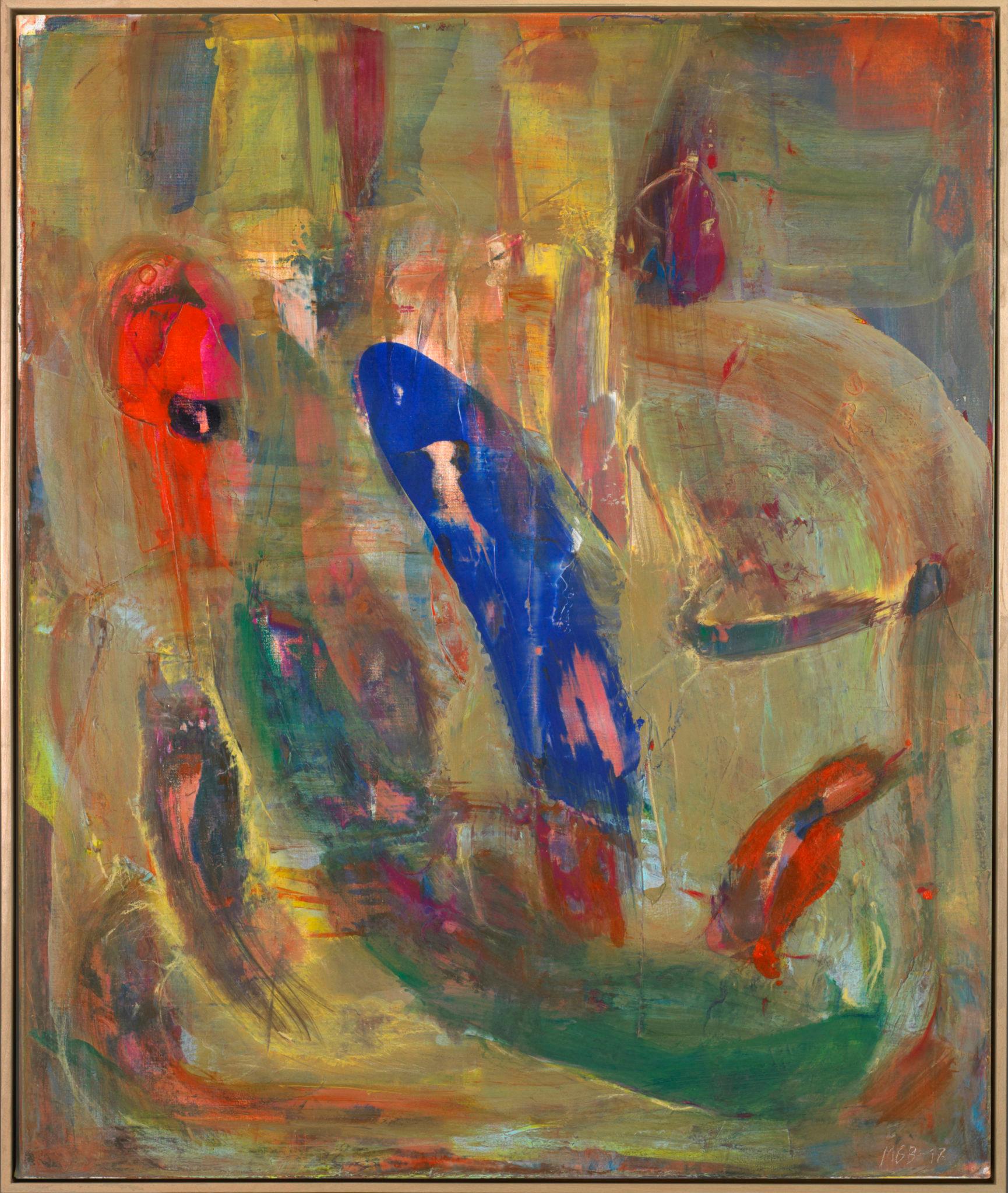Marit Geraldine Bostad Abstract Painting - Old Meet New #II