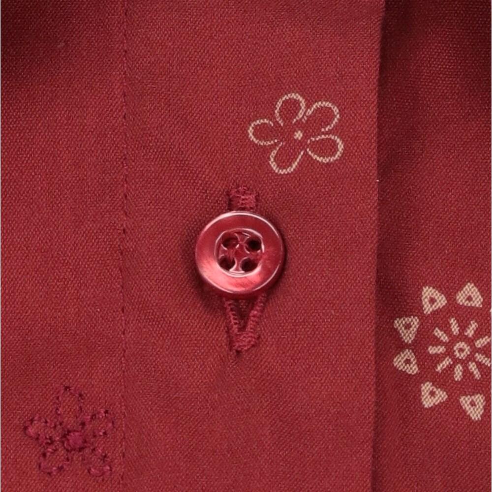 Marithé + François Girbaud brick red 2000s slim fit shirt For Sale 1