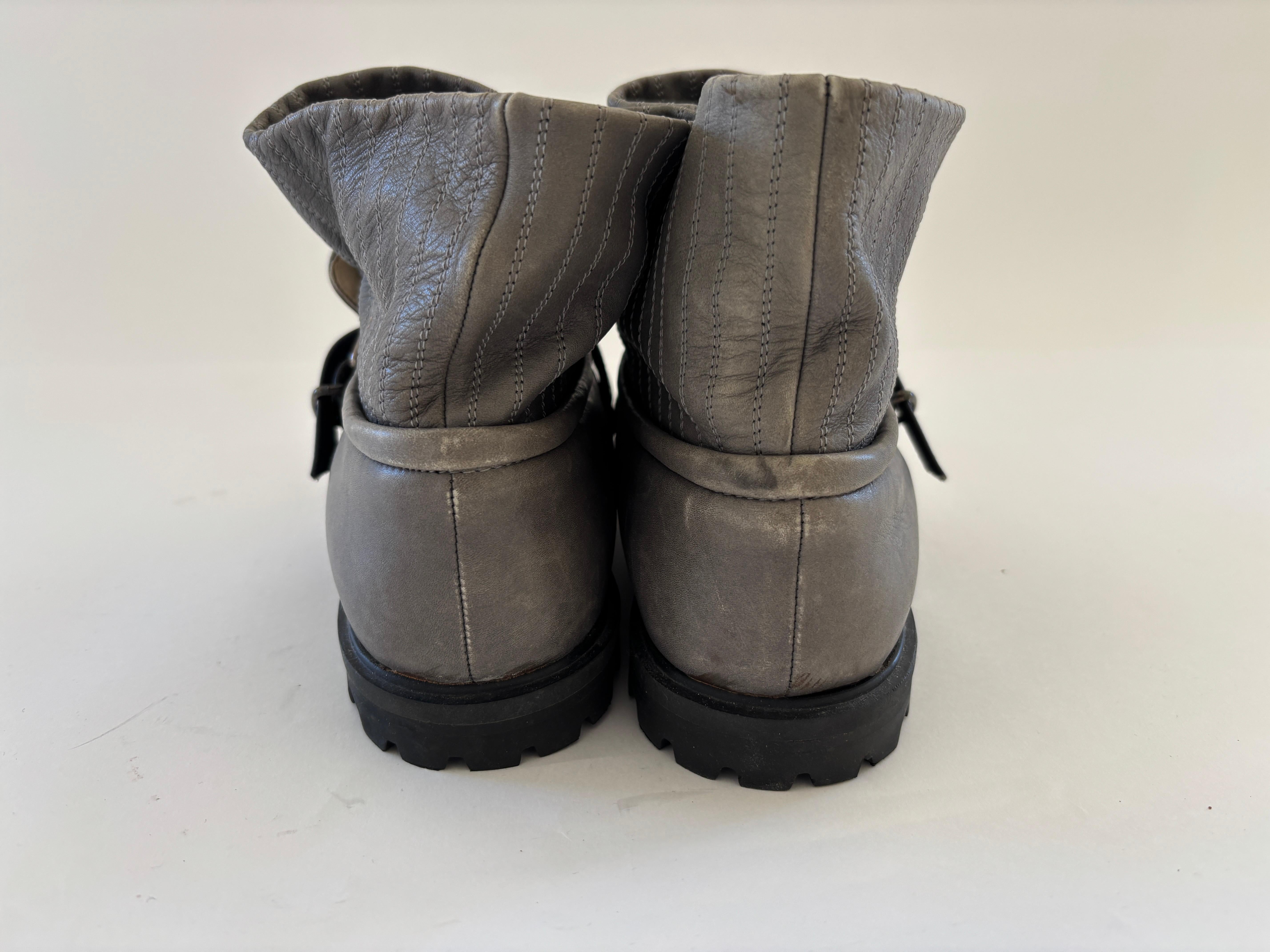 MARITHÉ & FRANÇOIS GIRBAUD KELIAN Bottes en cuir EU 42 Bon état - En vente à North Hollywood, CA