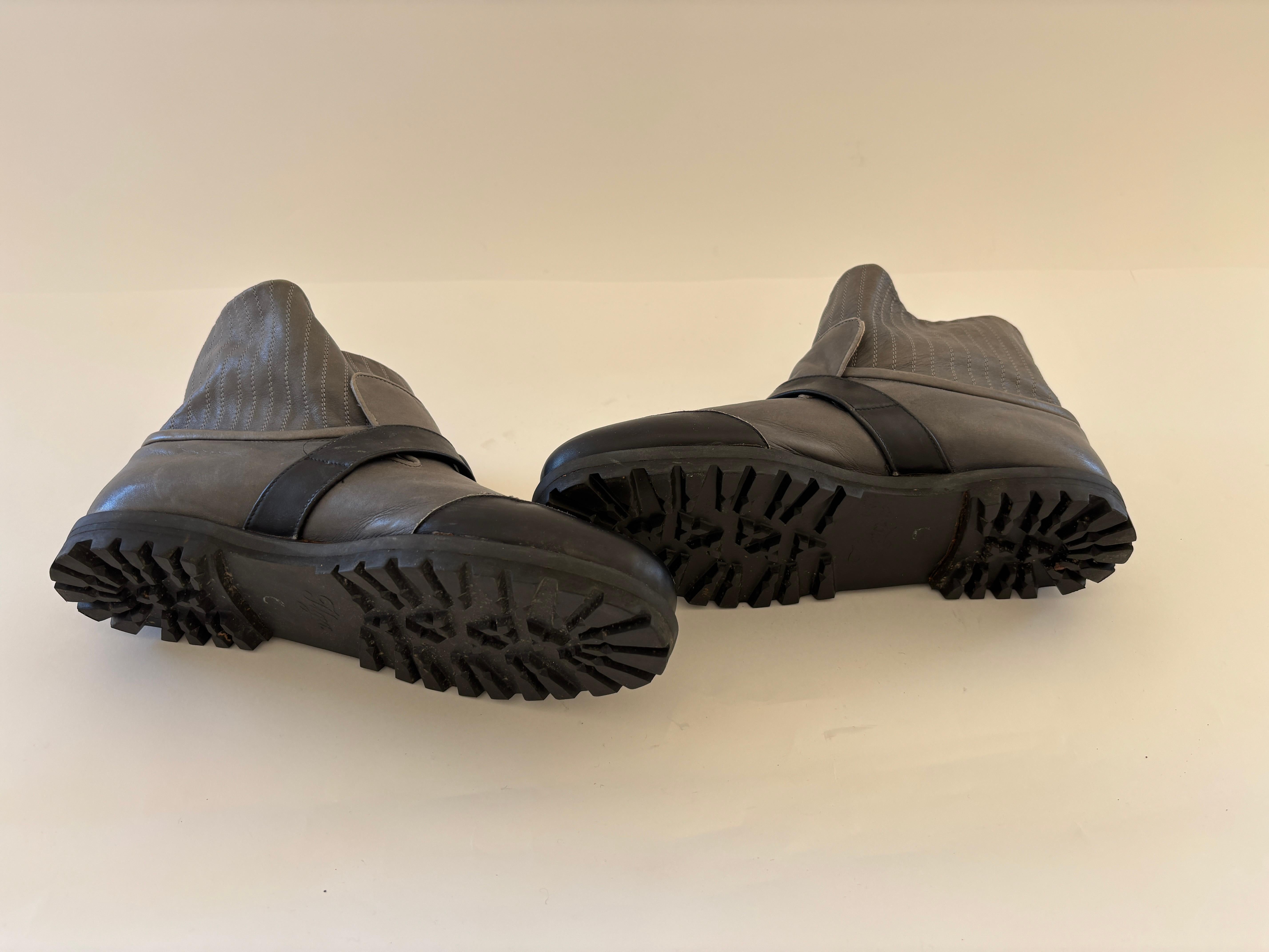 MARITHÉ & FRANÇOIS GIRBAUD KELIAN Bottes en cuir EU 42 Unisexe en vente