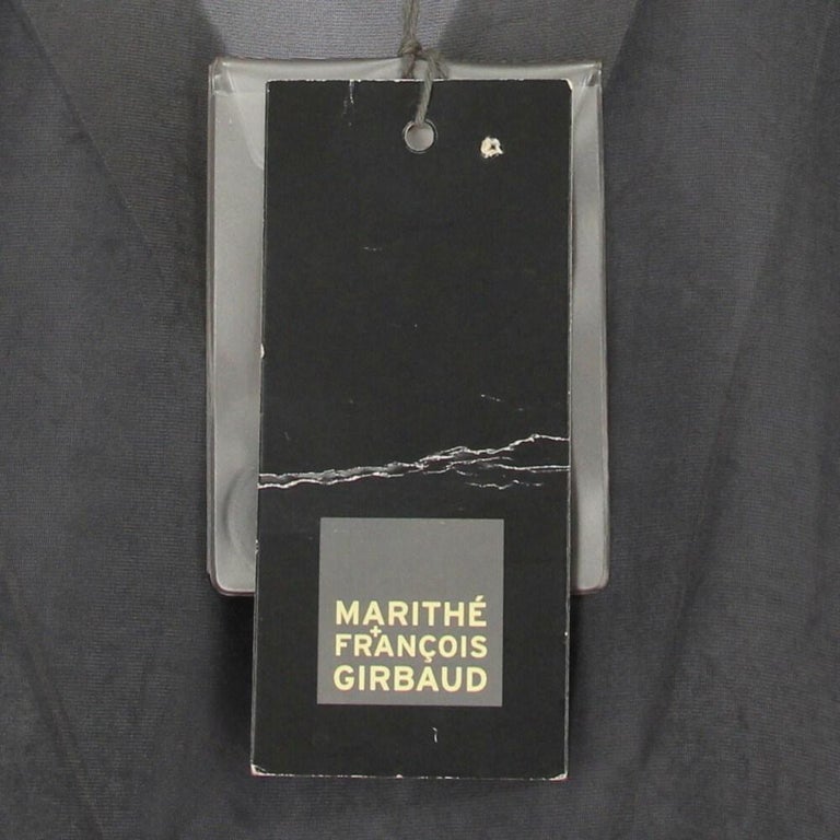 Robe Blouse Style Marin MARITHÉ FRANÇOIS GIRBAUD - Taille L, Bleu Marine, Laine Mélangée, Neuve Avec étiquette