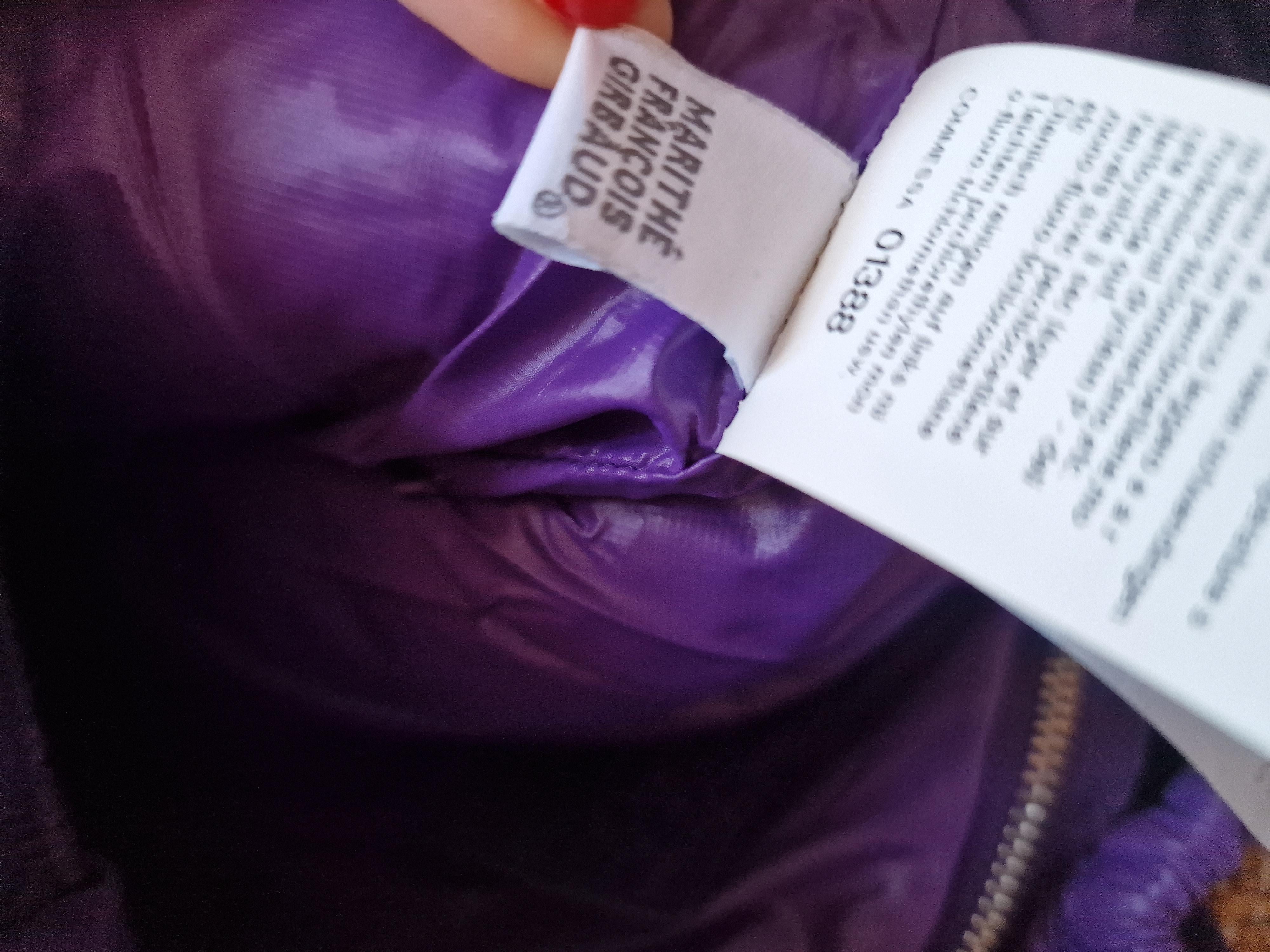 Marithé François Girbaud Pokachu Nylon Pocket Violet Padded Puffer Bubble Bag For Sale 10