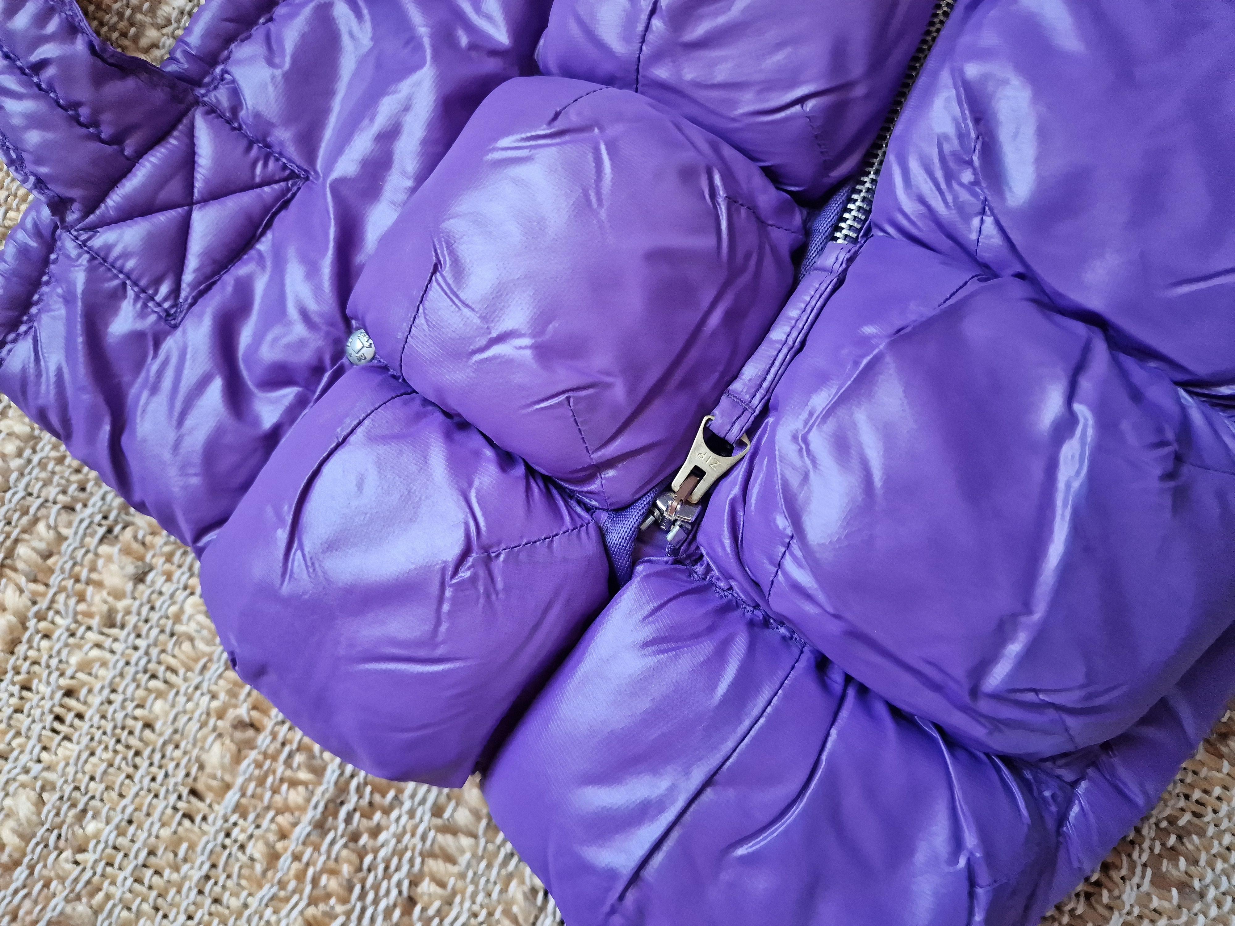 Marithé François Girbaud Pokachu Nylon Pocket Violet Padded Puffer Bubble Bag For Sale 1