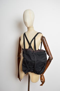 Marithé François Girbaud Squeezer Technical Black Pokachu Shoulder Bag Backpack