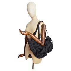 Marithé François Girbaud Squeezer Technical Black Pokachu Shoulder Bag Backpack