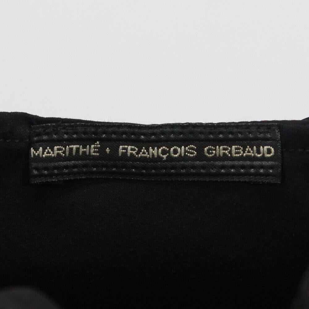 Marithé + François Girbaud Vintage black cotton 2000s blouse For Sale 5
