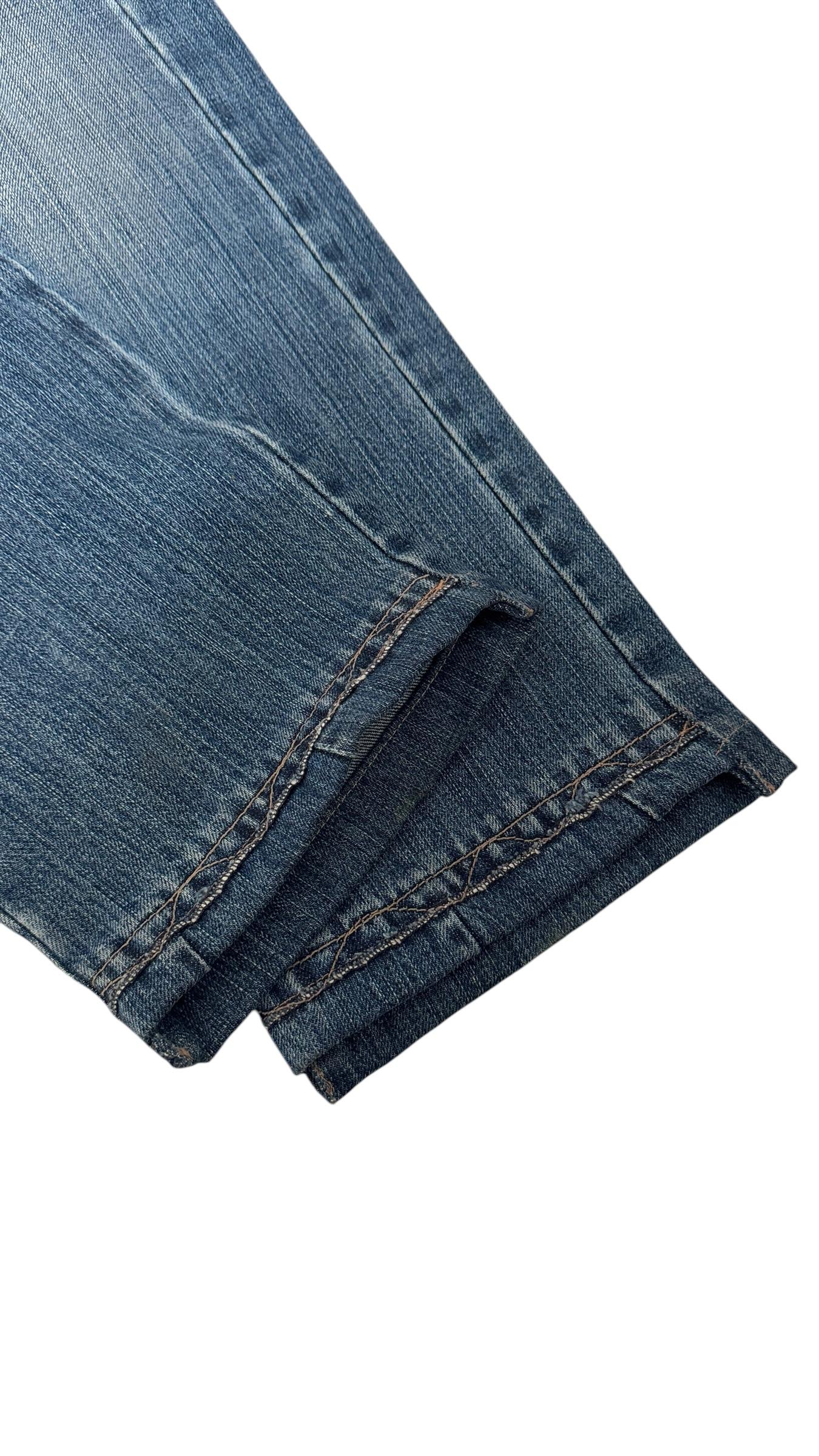 Marithé + François Girbaud Vintage Distressed Skinny Jeans - No import duty! For Sale 1