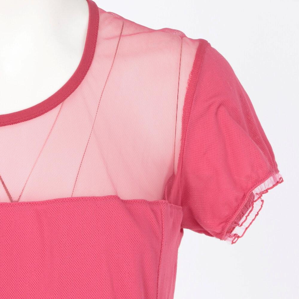 Women's Marithé + François Girbaud Vintage strawberry 2000s elasticated mesh top For Sale