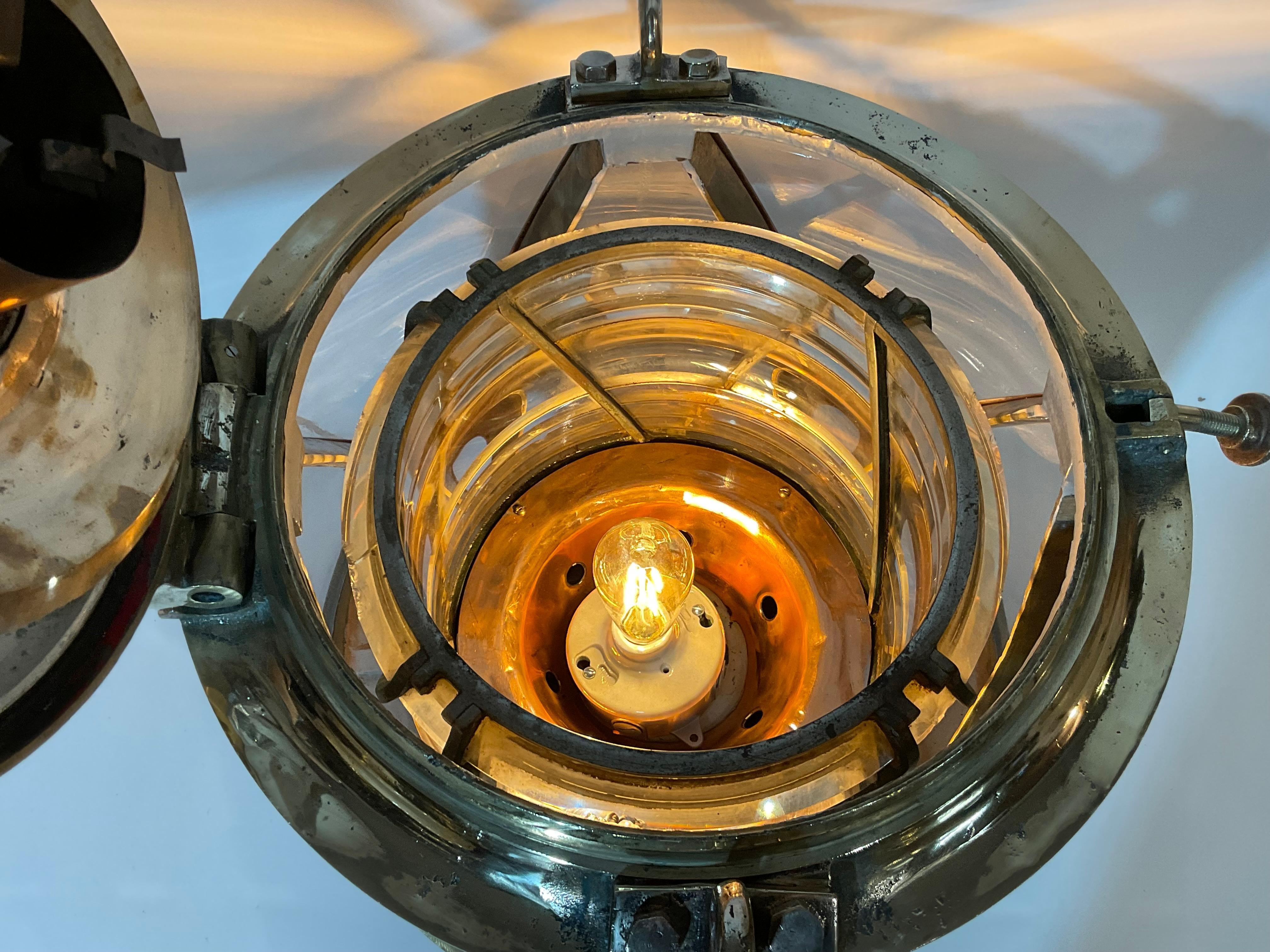 Maritime Beacon With Fresnel Lens For Sale 3