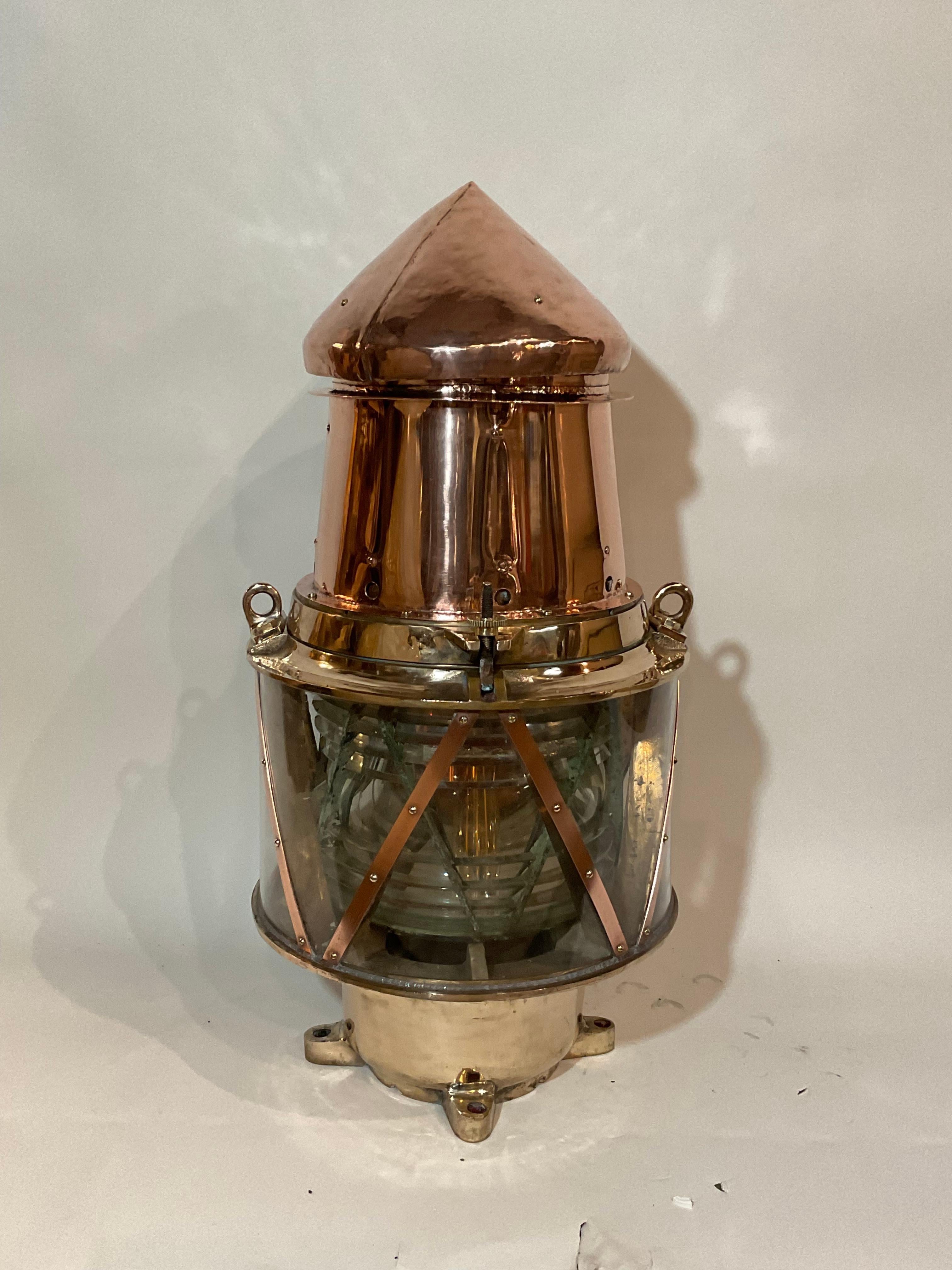 Maritime Beacon With Fresnel Lens For Sale 3