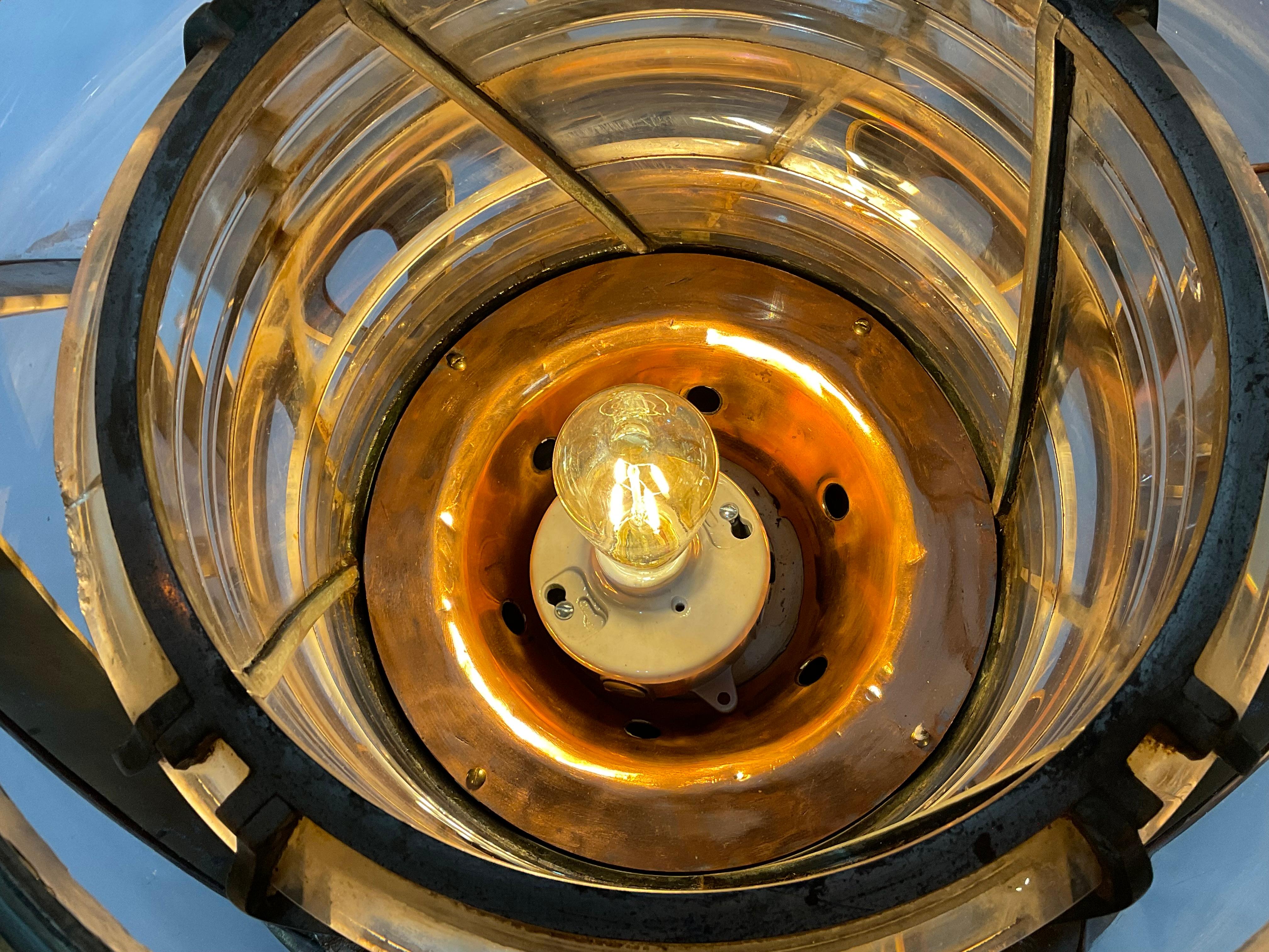 Maritime Beacon With Fresnel Lens For Sale 4