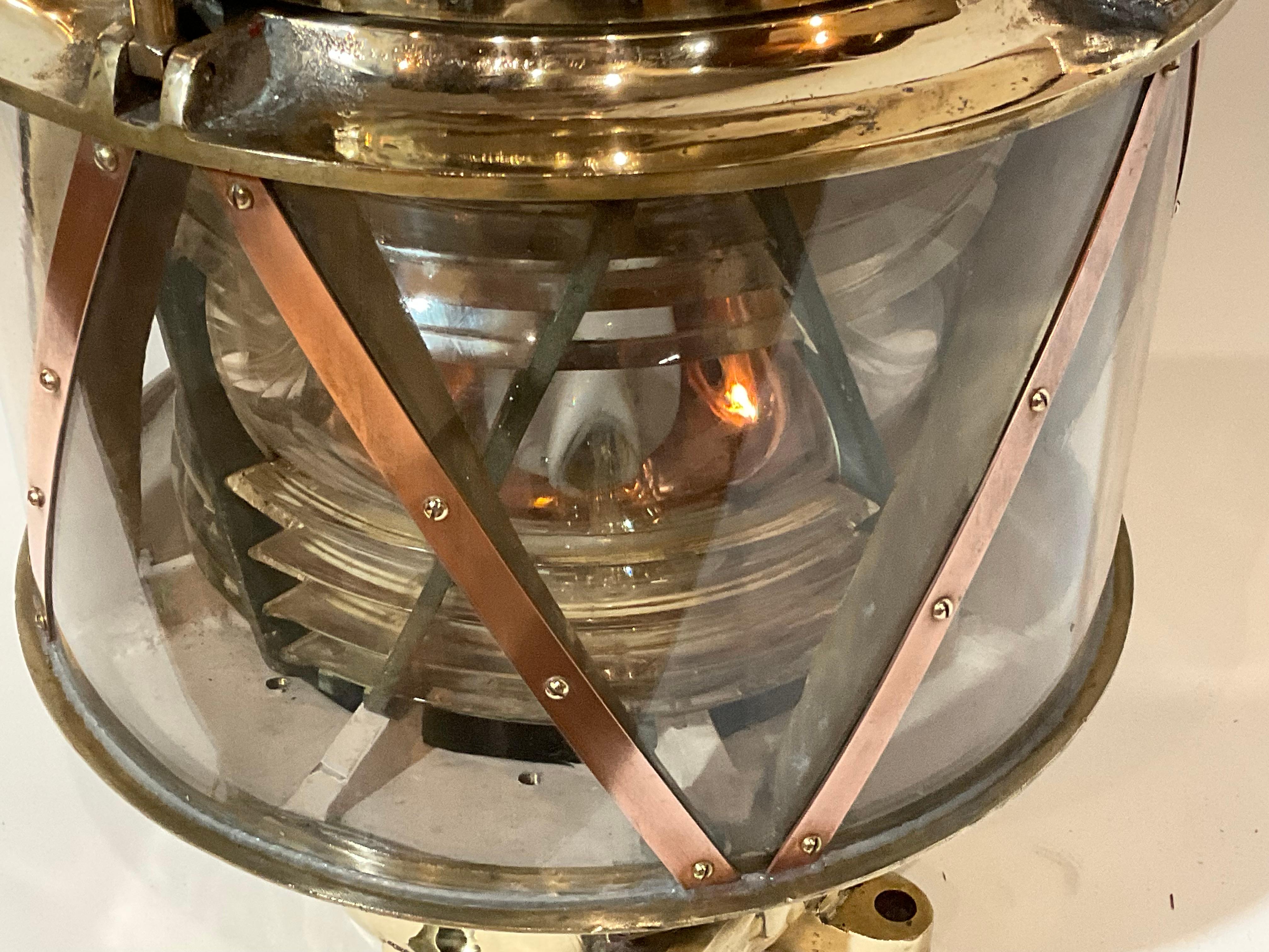 Maritime Beacon With Fresnel Lens For Sale 6