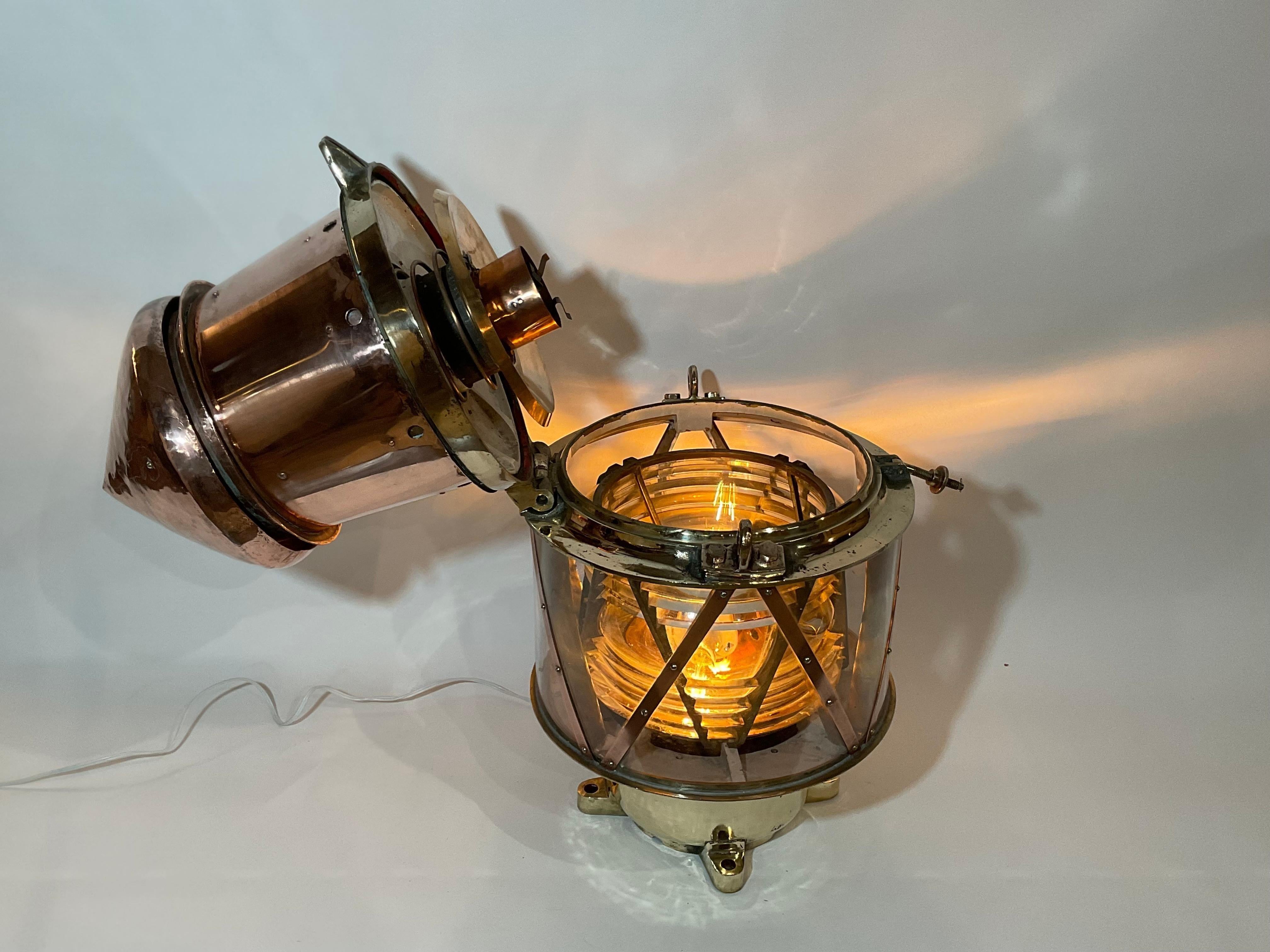 Maritime Beacon With Fresnel Lens For Sale 2