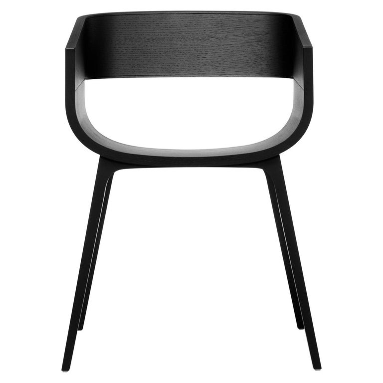 Maritime Black Oak Chair by Benjamin Hubert For Sale at 1stDibs