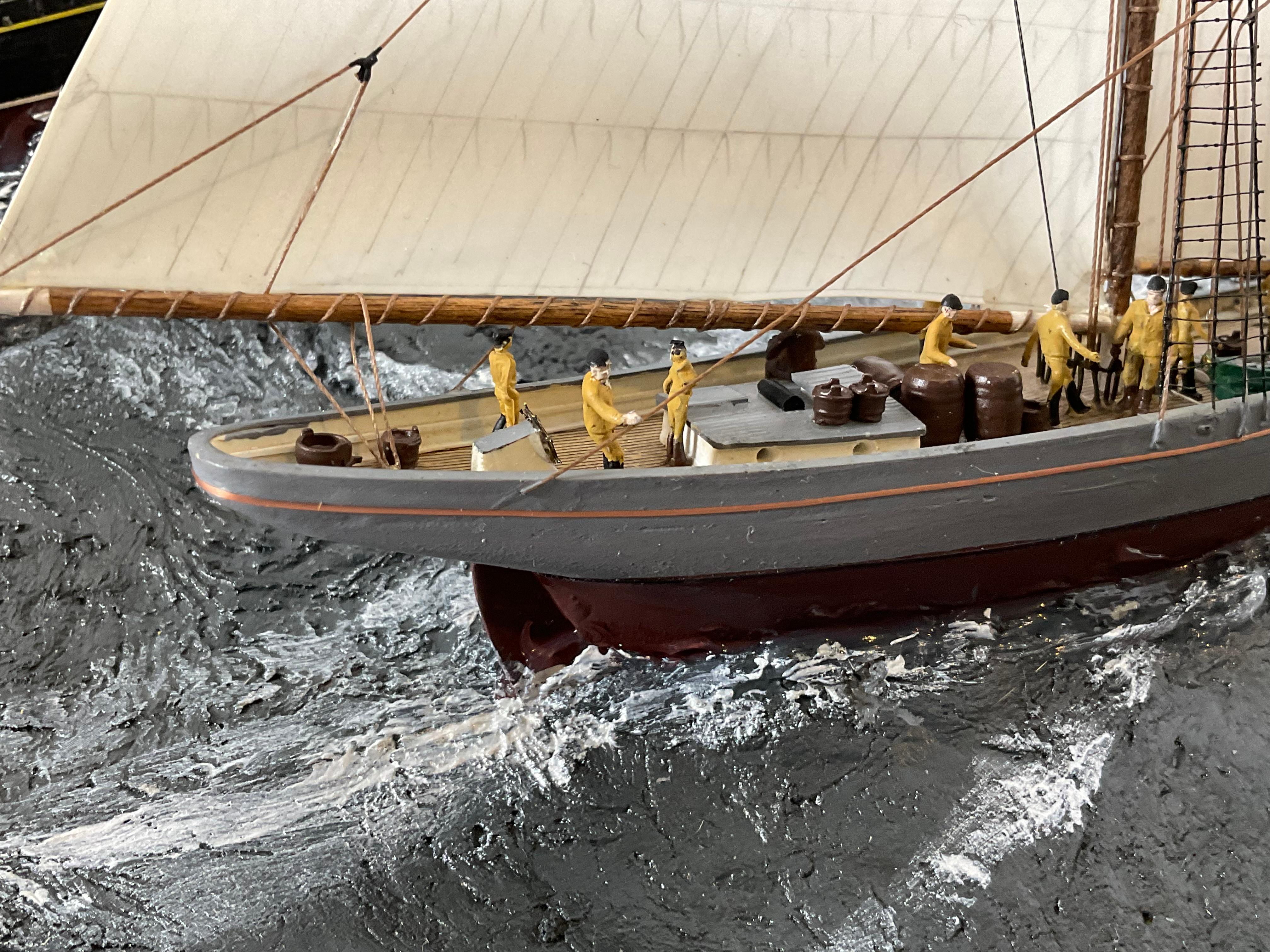 Maritime Diorama Fast and Able by E Hitchcock 1