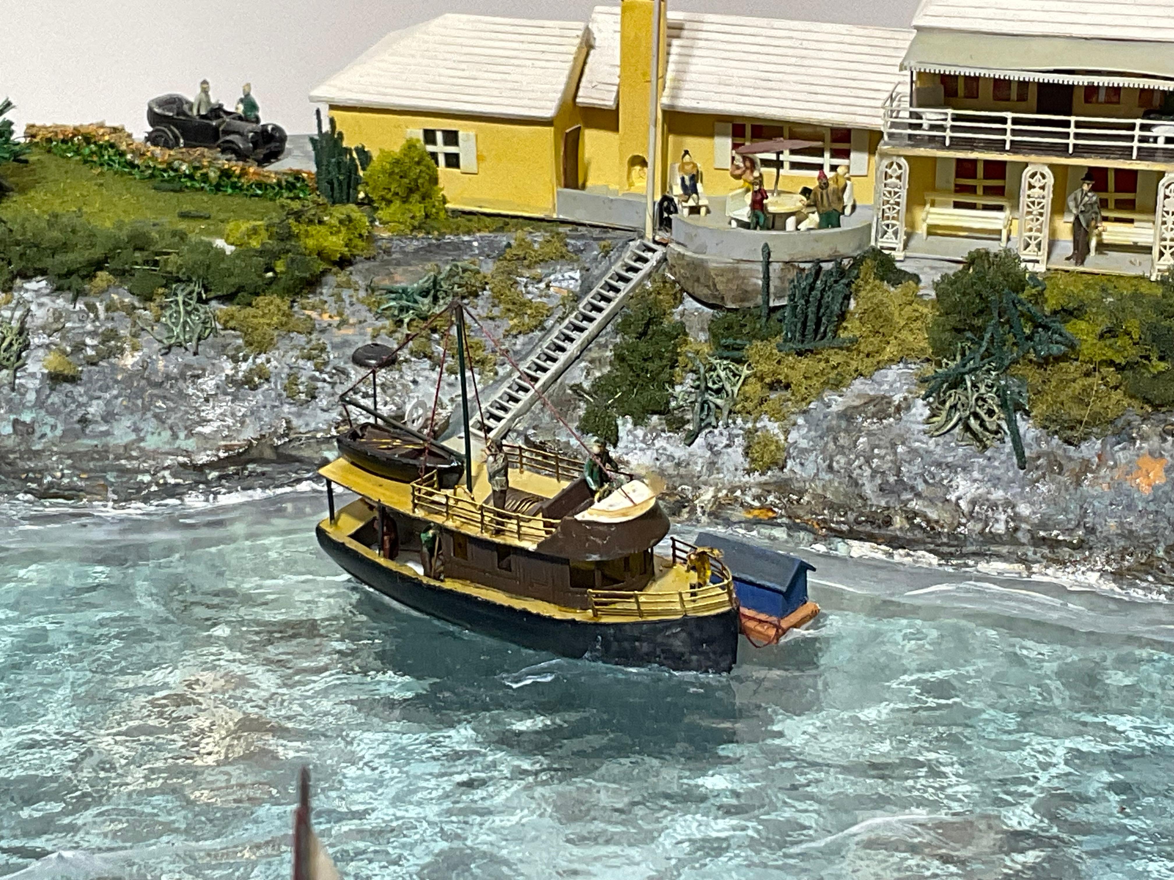 Maritime Diorama of Schooner Yacht Atlantic For Sale 4