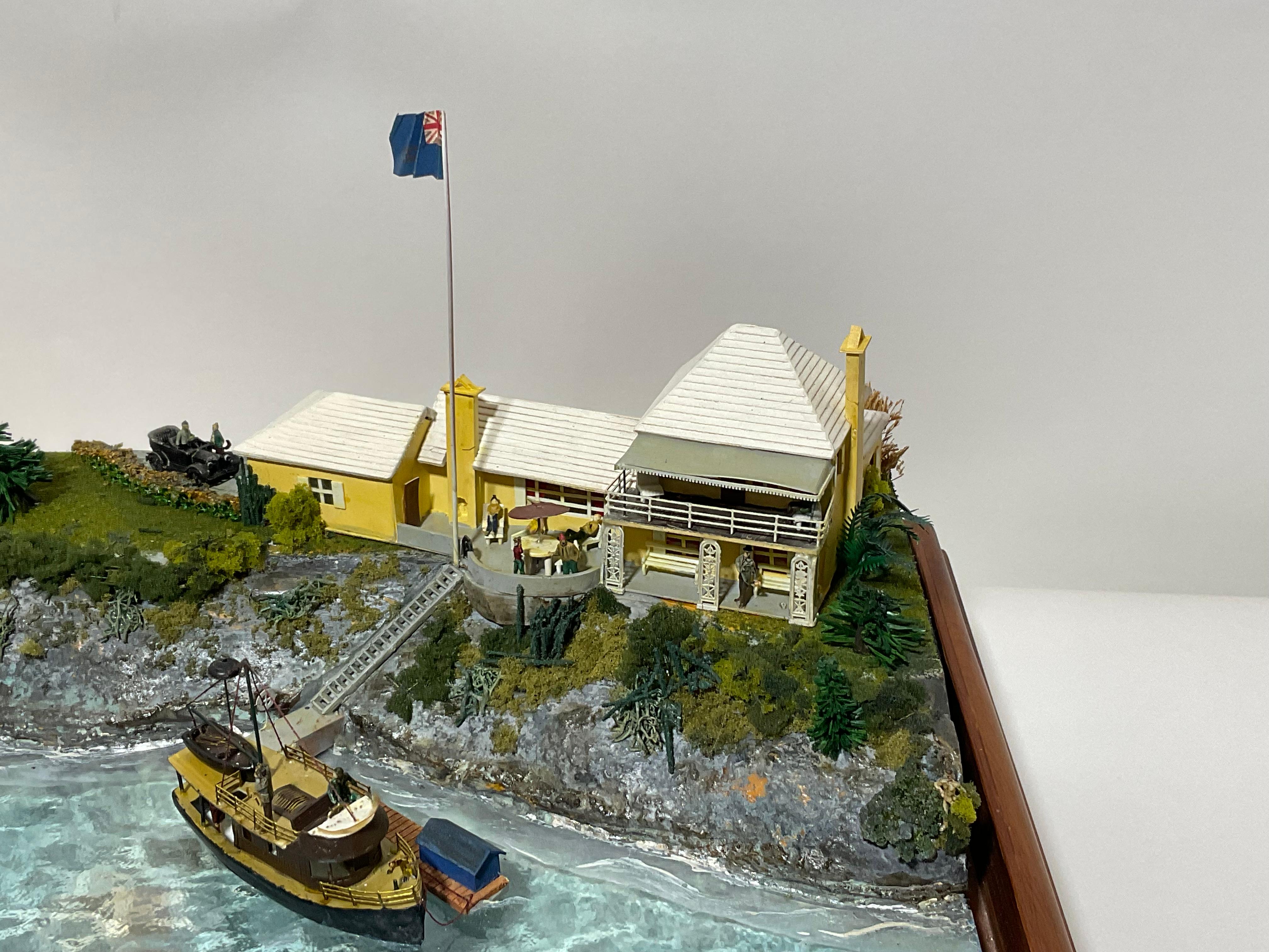 Maritime Diorama of Schooner Yacht Atlantic For Sale 6
