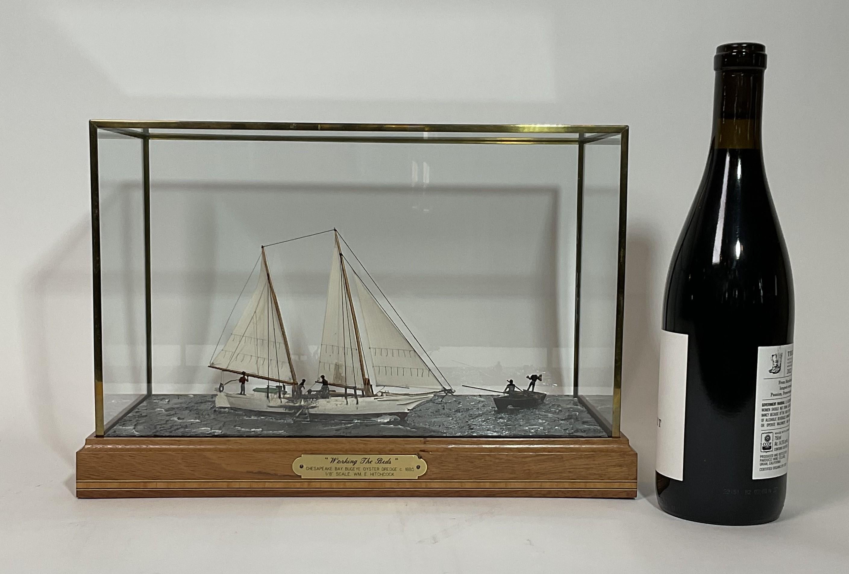 Nord-américain Diorama maritime 