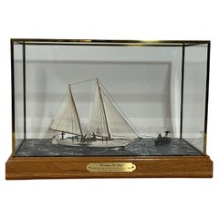 Diorama maritime "Working the Beds" par Hitchcock