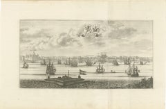 Maritime Majesty: The 17th-Century Skyline of Kalmar in Sweden, 1693
