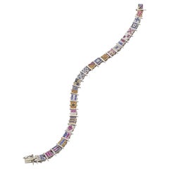 Pulsera de piedras preciosas Bandera Náutica Marítima