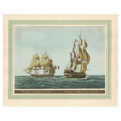 Maritimer Gruß: The Elegance of 18th-Century Naval Grace, um 1920
