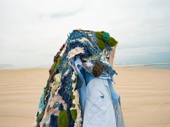 "A Tajo Abierto Paracas III" Fotografie, Performance, Stickerei, Natur