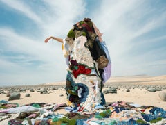 "A Tajo Abierto Paracas VI" embroidery, nature, performance