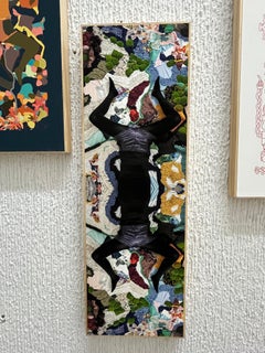 Open-Cut Paracas IX, impression numérique, 15 x 45 cm, performance sur le thème du corps, 2024