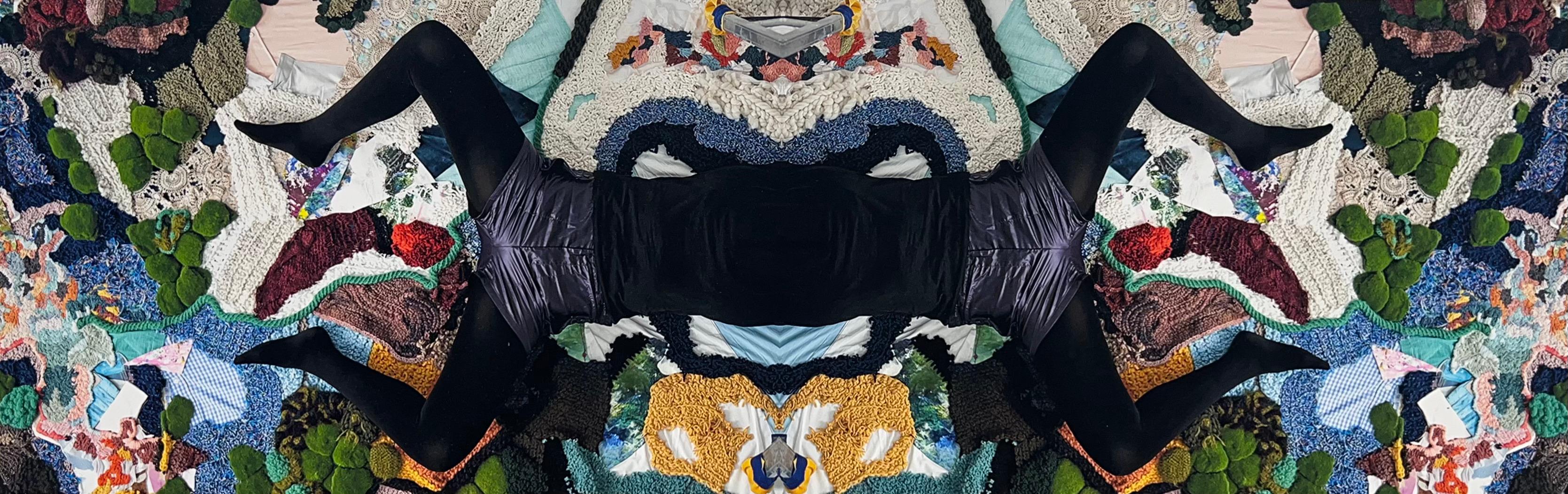"A Tajo Abierto Paracas IX" print, embroidery, performance - Print by Mariu Palacios