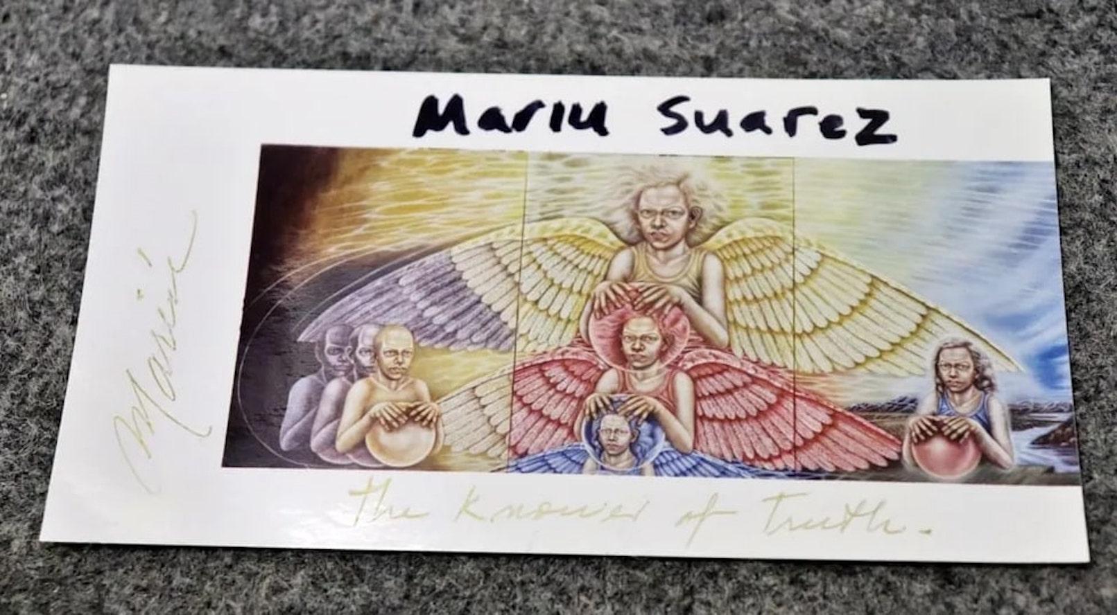 Mariu Suarez „Growing In New Dimensions“, signiert (Papier) im Angebot