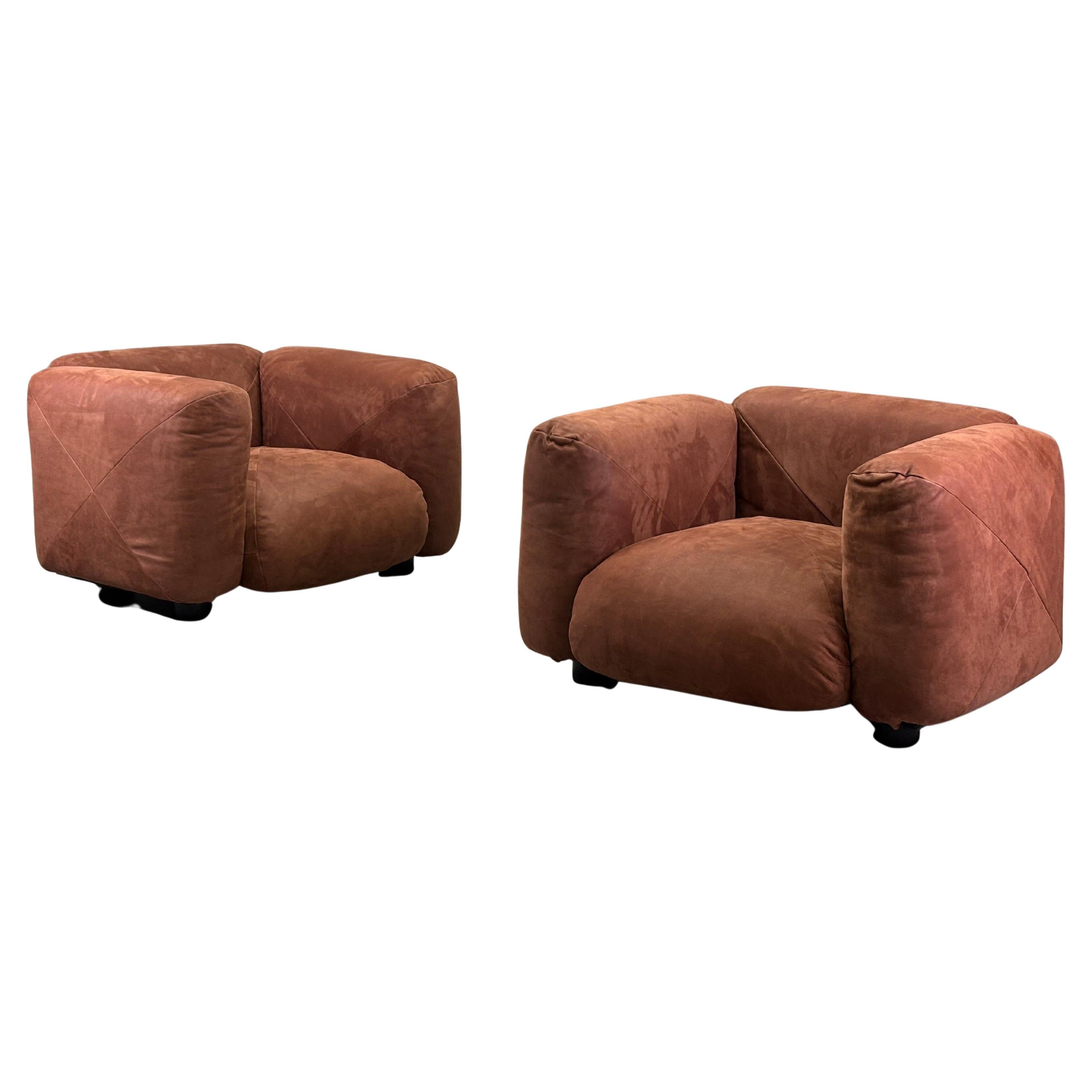 ''Marius'' Armchairs by Mario Marenco for Arflex, Italy, 1970s, Set of 2