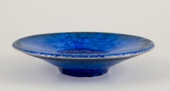 Marius Bessone per Vallauris. Unica ciotola in ceramica con smalto cristallino.