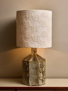Marius Bessone Octogonal Ceramic Table Lamp