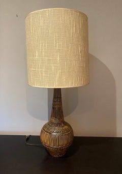 Lampe en céramique Marius Bessone Vallauris, 1950