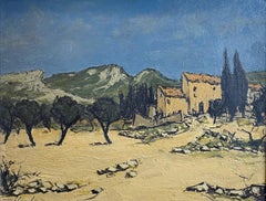Musée de l'Athénée von Marius Chambaz - Öl auf Holz 28x36 cm