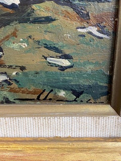 Musée de l'Athénée n°2 de Marius Chambaz - Óleo sobre madera 28x35 cm