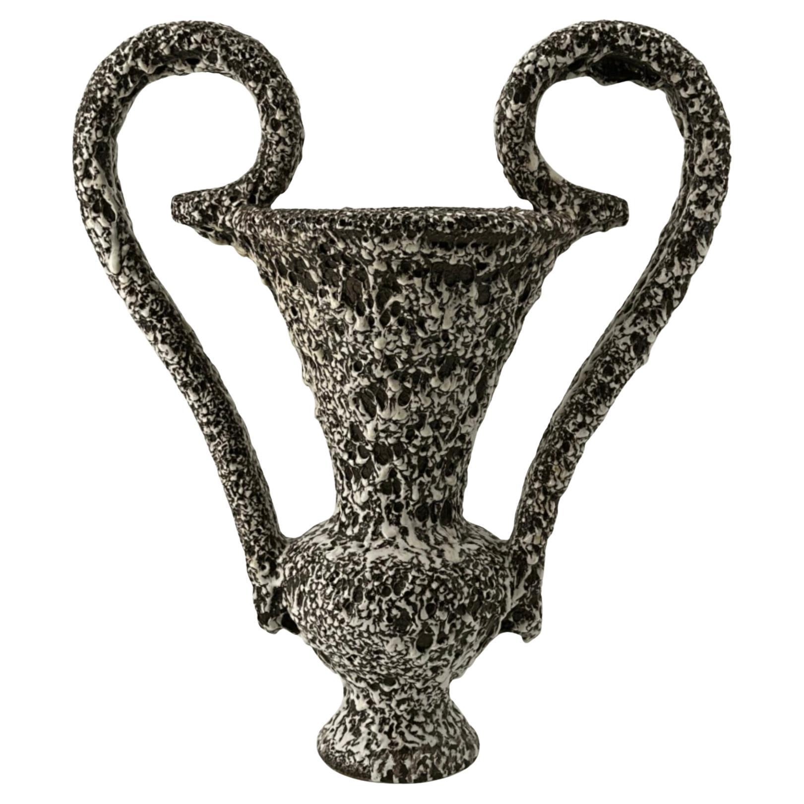 Marius Giuge per Vallauris Vaso grande in ceramica