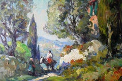 Marius Hubert-Robert "In The Sun The Small Farmhouse" Oil on Canvas 20th France