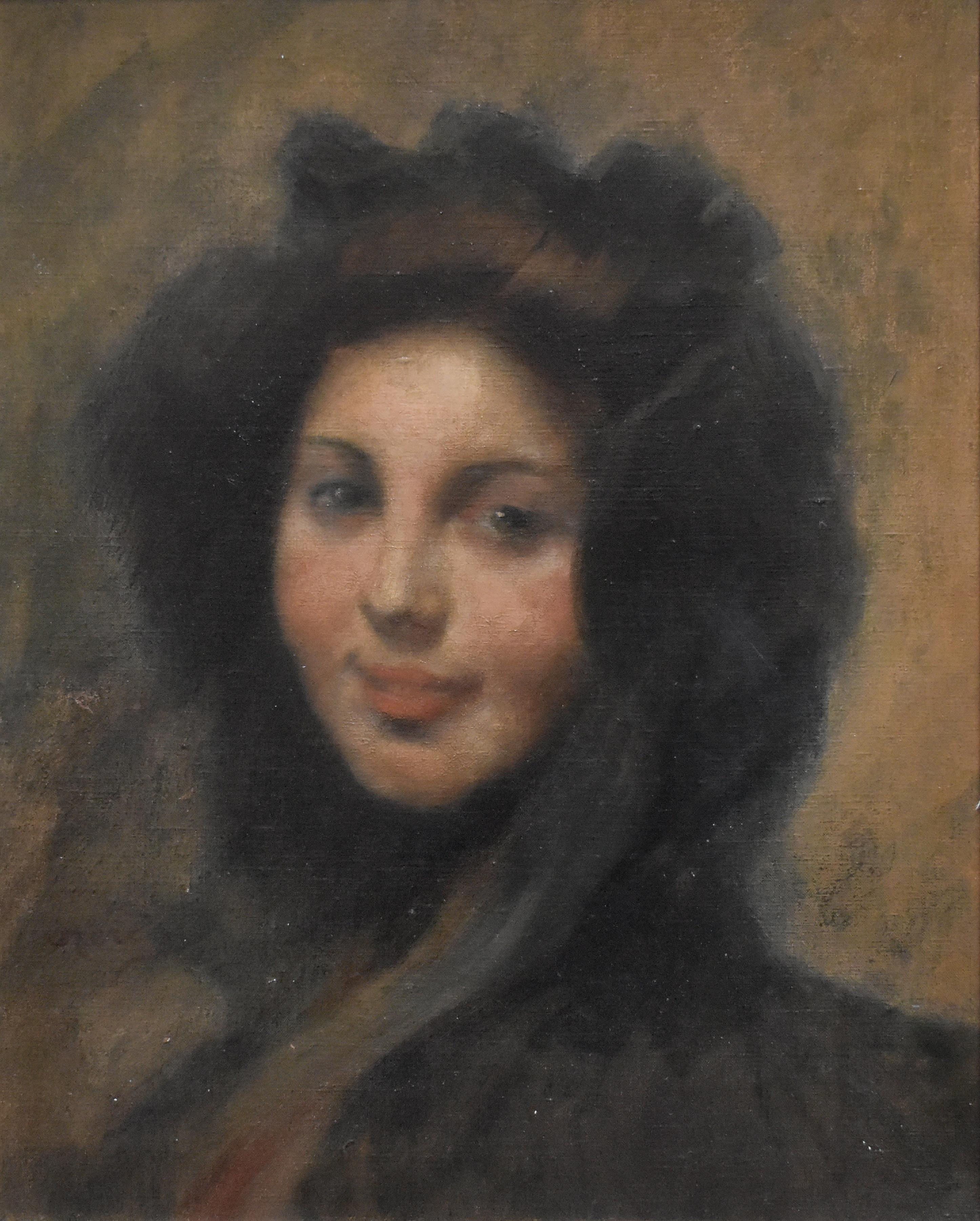 Antonin MERCIE (1845-1916) French Belle Époque Portrait - Painting by Marius Jean Antonin Mercié