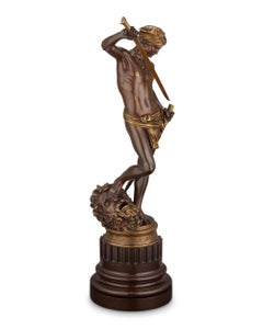 David Vainqueur de Goliath by Marius Jean Antonin Mercié