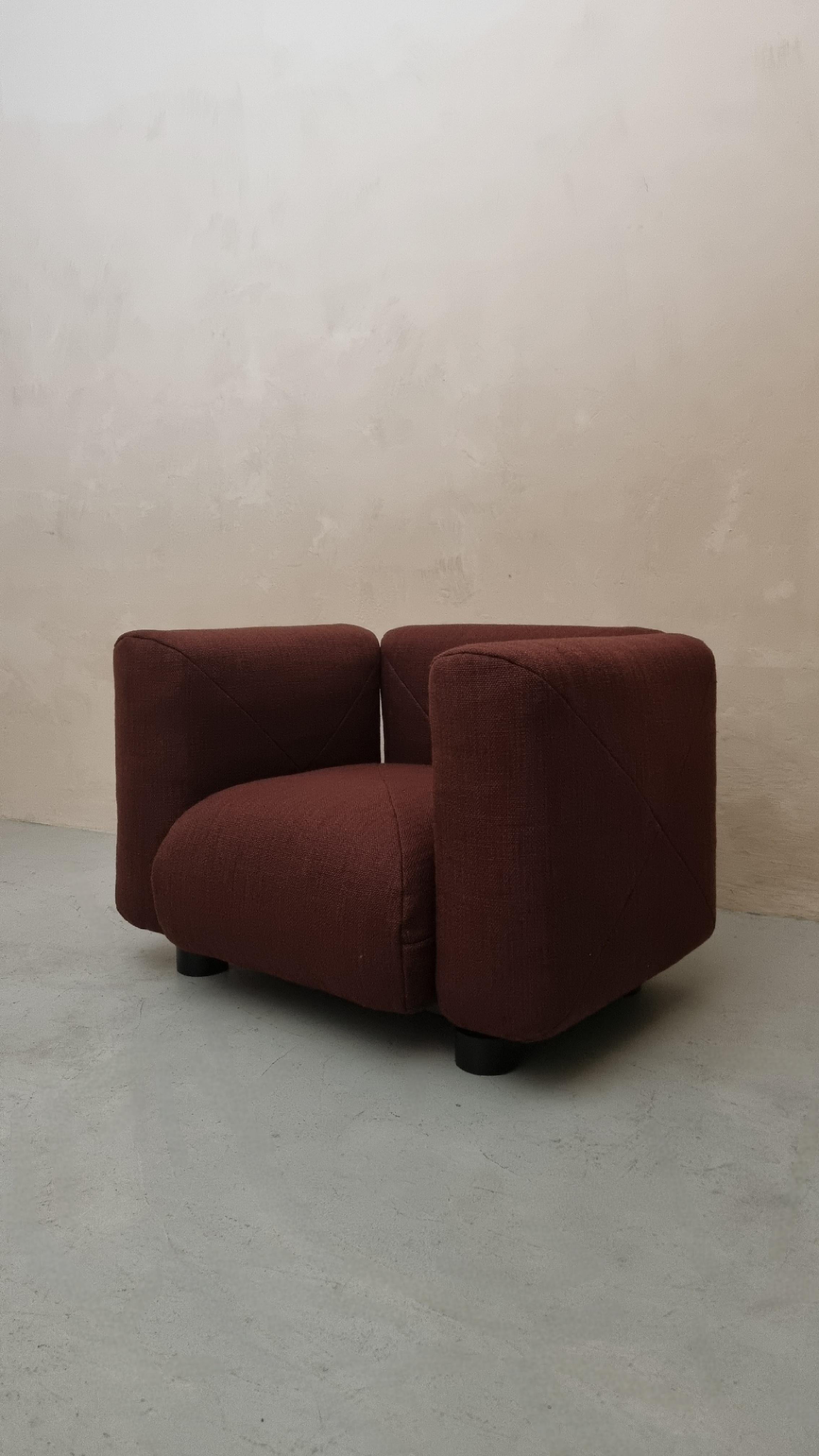 Italian Marius & Marius armchair designed by Mario Marenco For Arflex 1971 For Sale