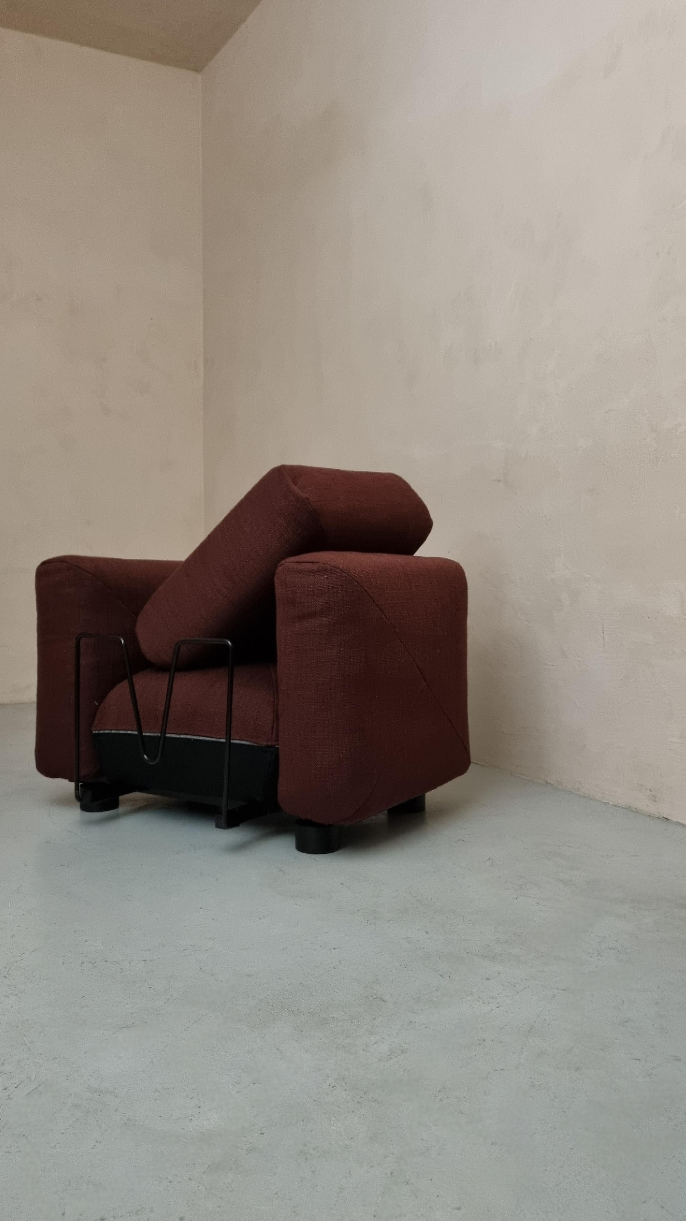 Late 20th Century Marius & Marius armchair designed by Mario Marenco For Arflex 1971 For Sale