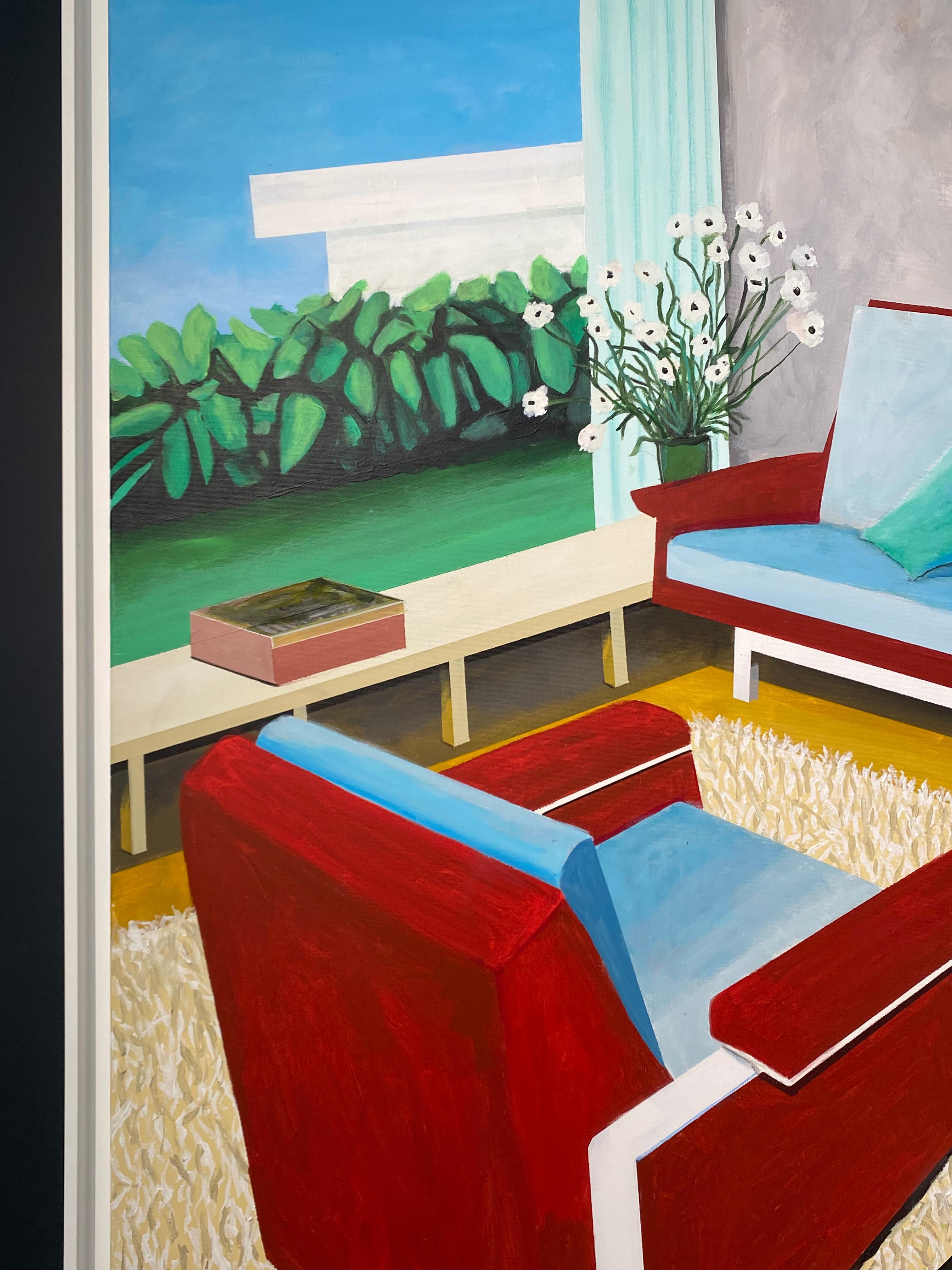 2:55 PM (Grau), Interior Painting, von Marius Messinese