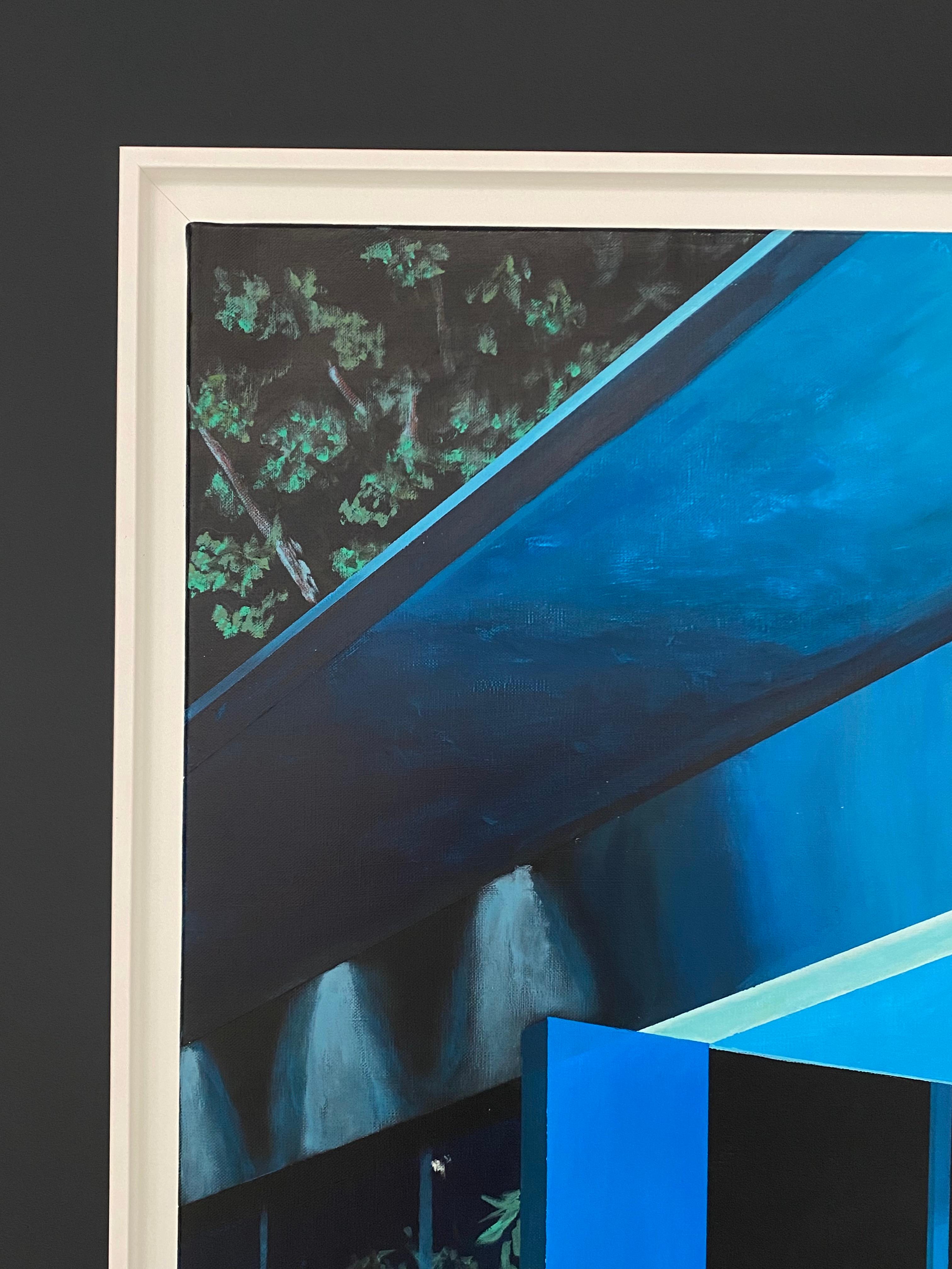Blue is the night - Black Interior Painting by Marius Messinese