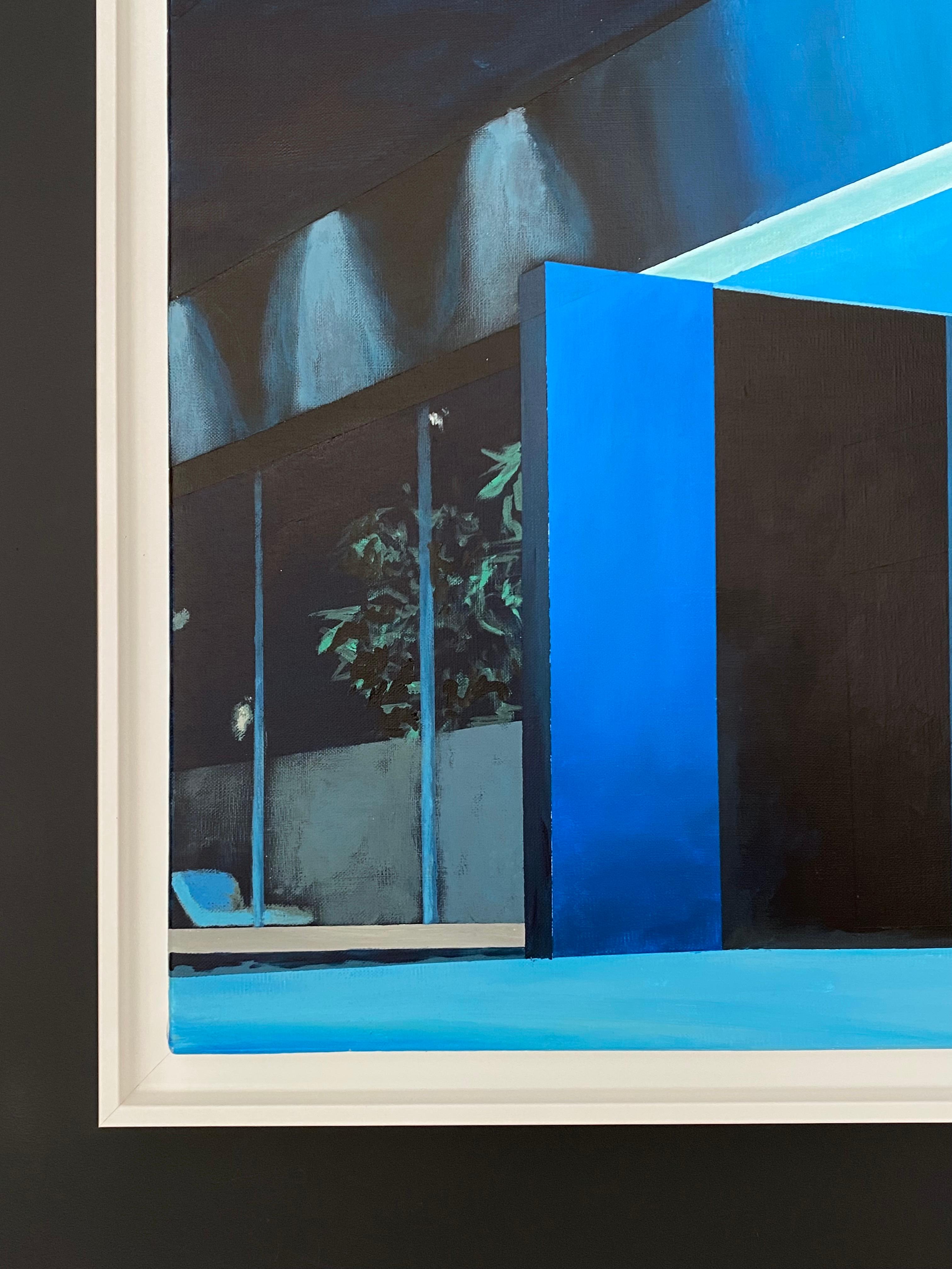 In his very Californian settings, Marius Messinese creates an environment that is both synthetic and realistic, halfway between seduction and intrigue. At the crossroads of different influences, he develops a restrained figuration which, despite the