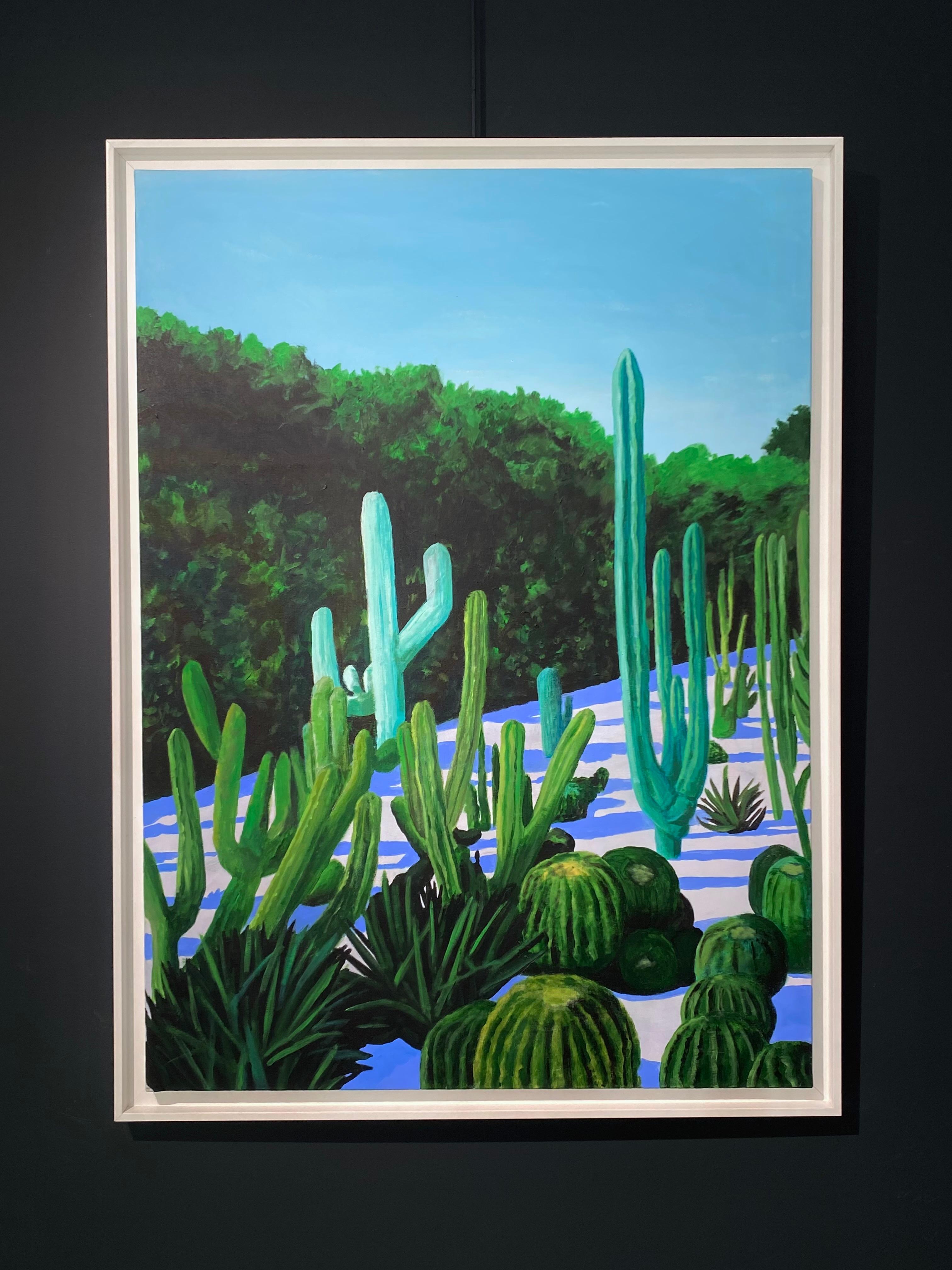Kaktus-Labyrinth – Painting von Marius Messinese