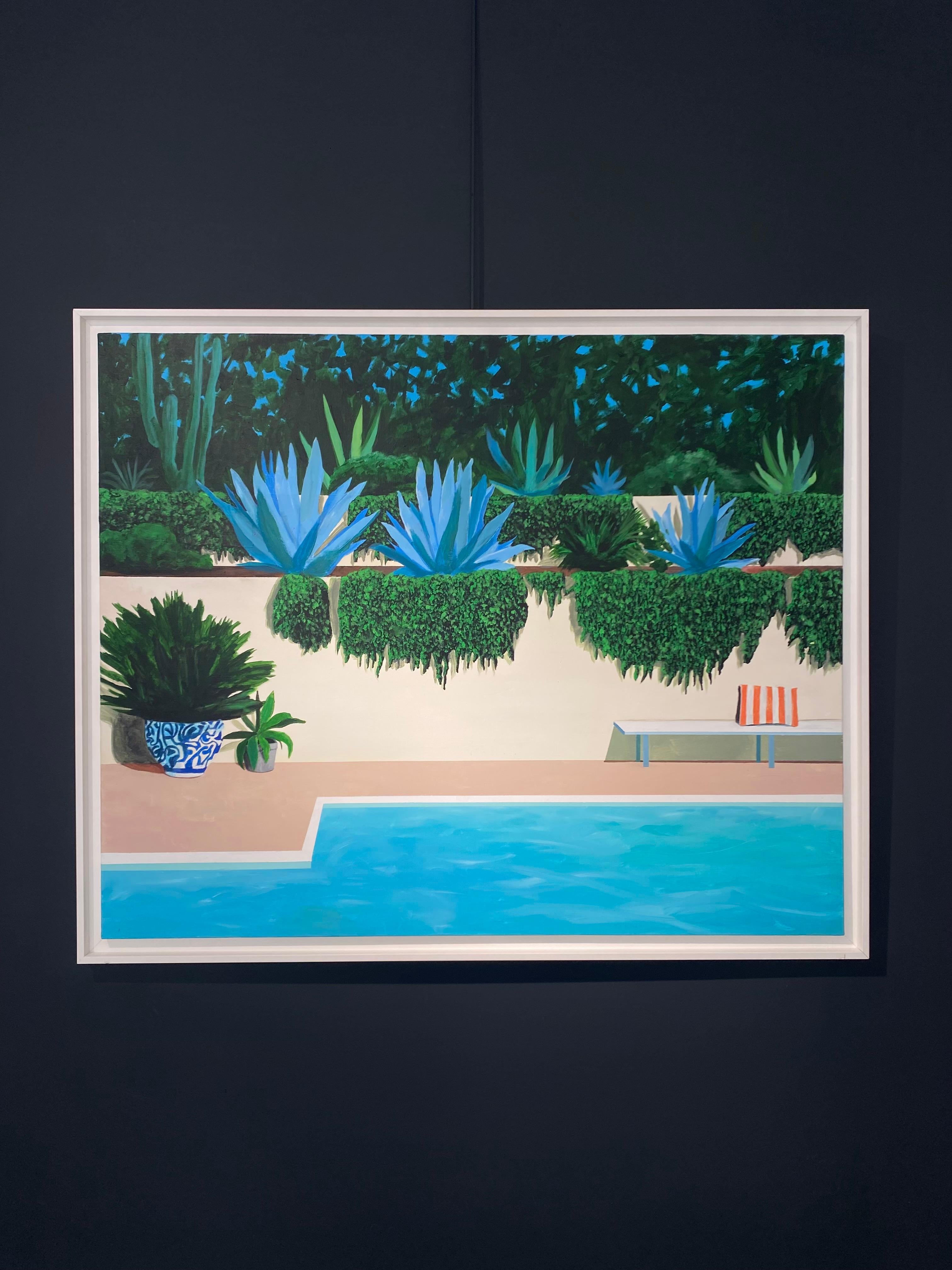 Niveau 1 du jardin - Painting de Marius Messinese